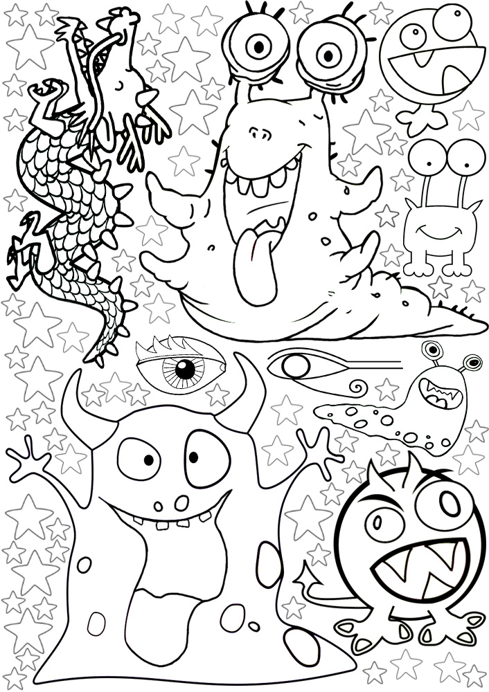 magical creatures coloring pages - photo #36