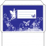 Printable fairy envelope