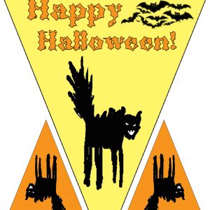 Halloween Bunting | Rooftop Post Printables