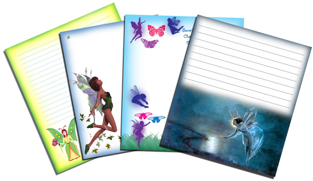 Blank Fairy Notepaper