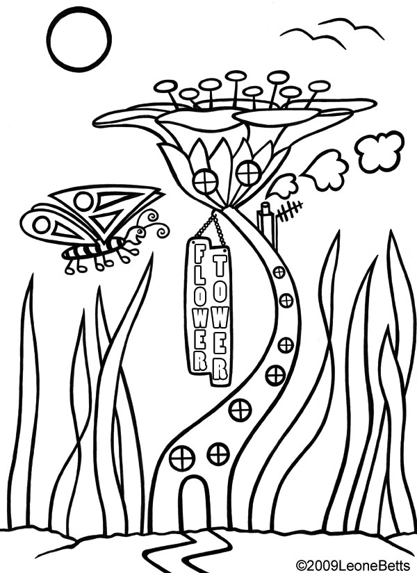 Flower Tower is a fairy house in Fairyland