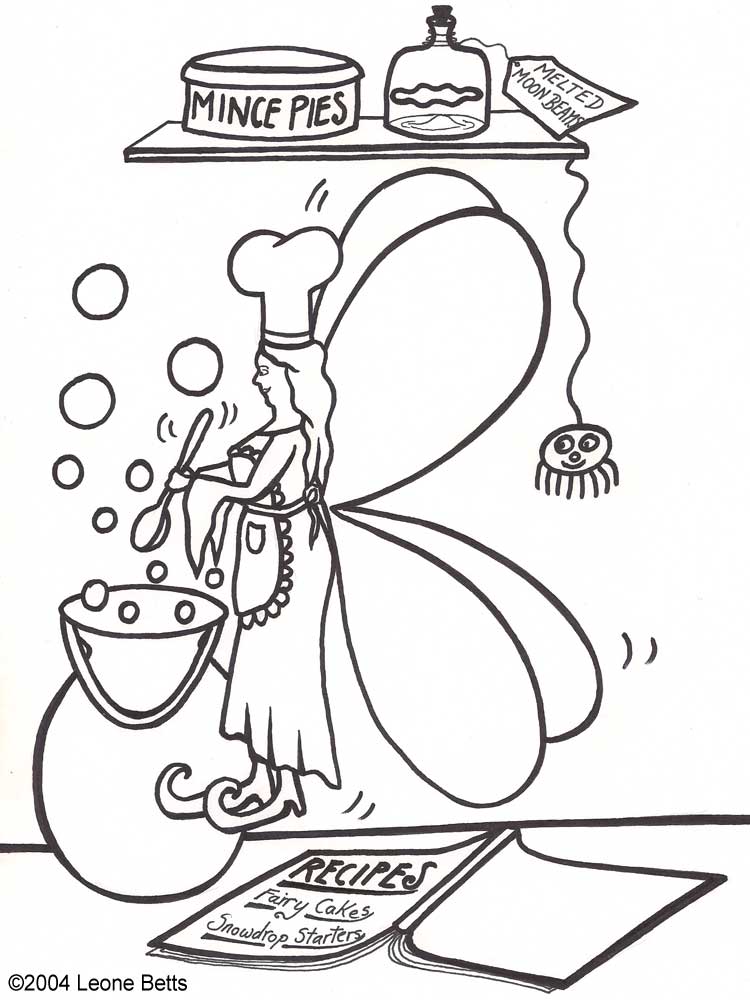 Madam Munch the fairy is the head chef at Christmas House