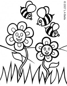 Simple Spring Pictures To Color / Spring Coloring Pages - Best Coloring Pages For Kids : Free printable spring coloring pages.