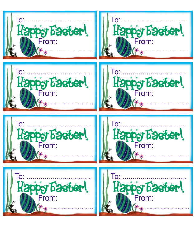 Easter Gift Tags | Rooftop Post Printables