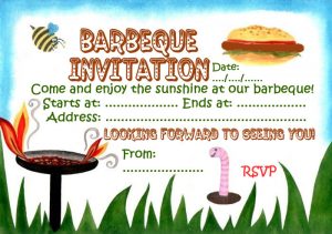 Invitation to a barbeque