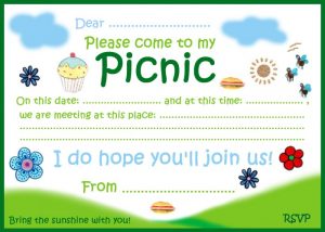 Invitation to a picnic