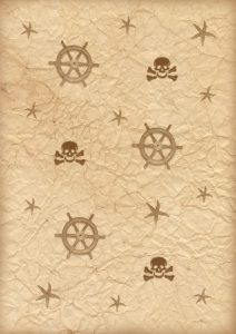 Printable back for your pirate certificates