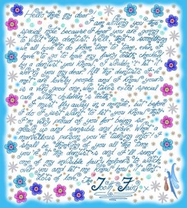 Little letter from the Tooth Fairy for a child who is going to the dentist