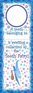 Thin Tooth Fairy Door Hanger