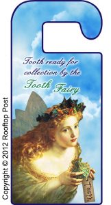 Printable doorhanger to tell the Tooth Fairy there's a tooth ready for collection