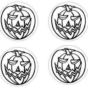 Halloween pumpkin coasters