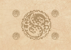Dragon certificate back