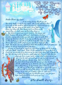 Print this free Tooth Fairy letter for your child.
