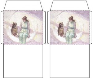 Classic style tiny Tooth fairy envelopes for teeth and money