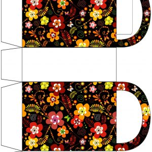 Summer Night Flowers Party Bag