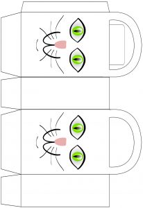 Free printable cat party bag