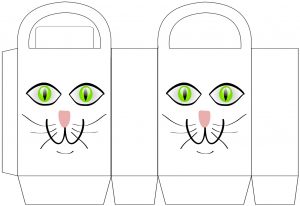 Free printable cat party bag