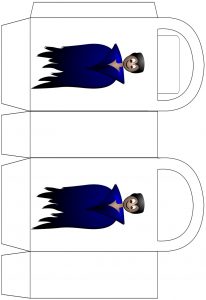 Free printable vampire party bag