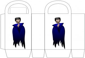 Free printable vampire party bag