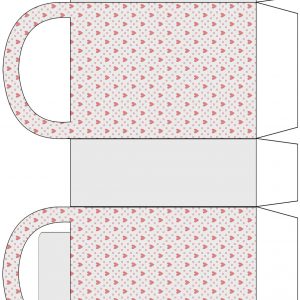 Heart Patterned Party Bag