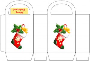 Merry Christmas Stocking Party Bag