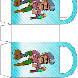 Pirate with Parrot Party Bag