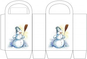 Snowman Party Bag