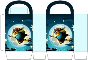 Witch on a Broomstick Party Bag