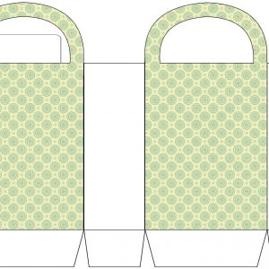 Lime Circles Party Bag