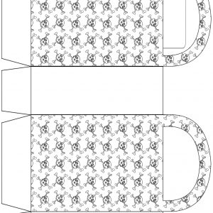 Pirate Crossbones Party Bag