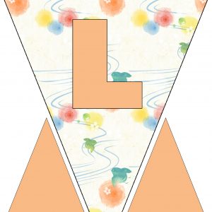 Alphabet Bunting - Letter L