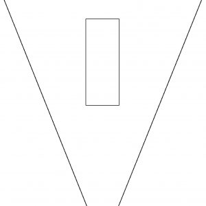 Colouring Bunting - Letter I