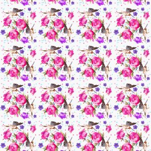 Free printable garden fairy scrapbooking paper
