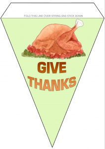 Thanksgiving Bunting