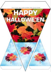 Printable Happy Halloween decoration