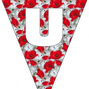 Alphabet Bunting – Letter U