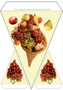 Thanksgiving Bunting - Cornucopia