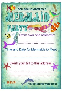 Mermaid Invitation