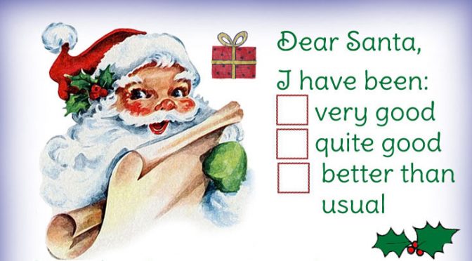 Letters to Santa and Christmas Lists