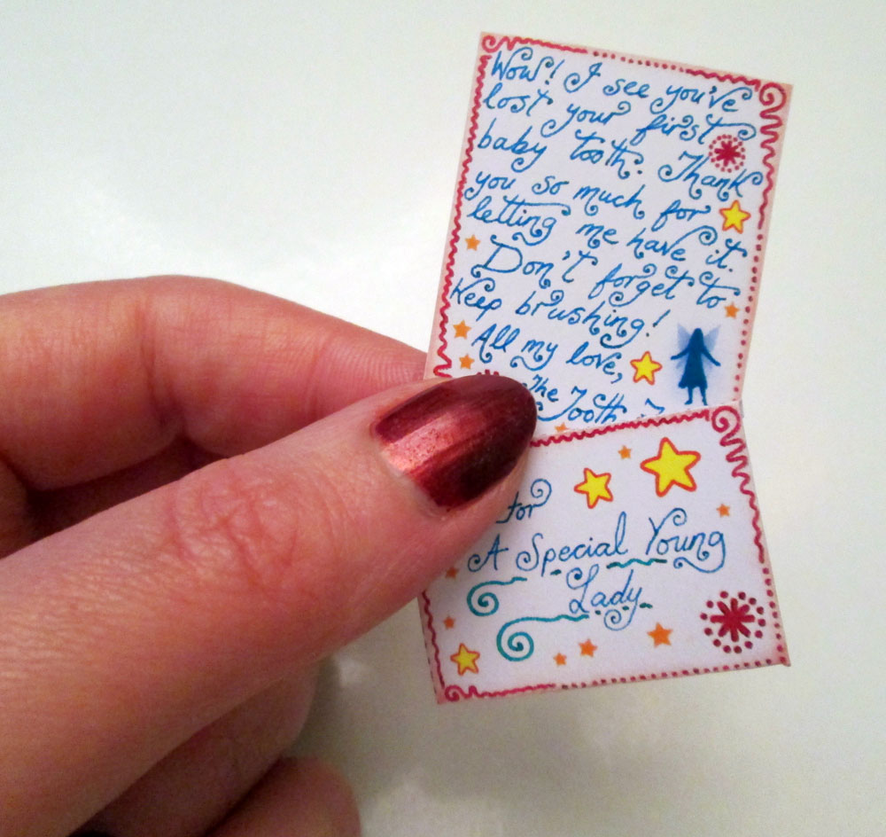 Make A Miniature Tooth Fairy Letter Rooftop Post Printables Make A Miniature Tooth Fairy Letter Rooftop Post Printables