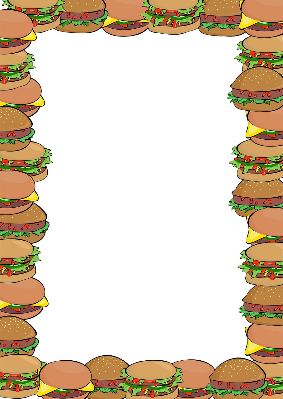 Blank Burger Notepaper Rooftop Post Printables