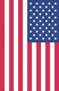 Printable American flag.