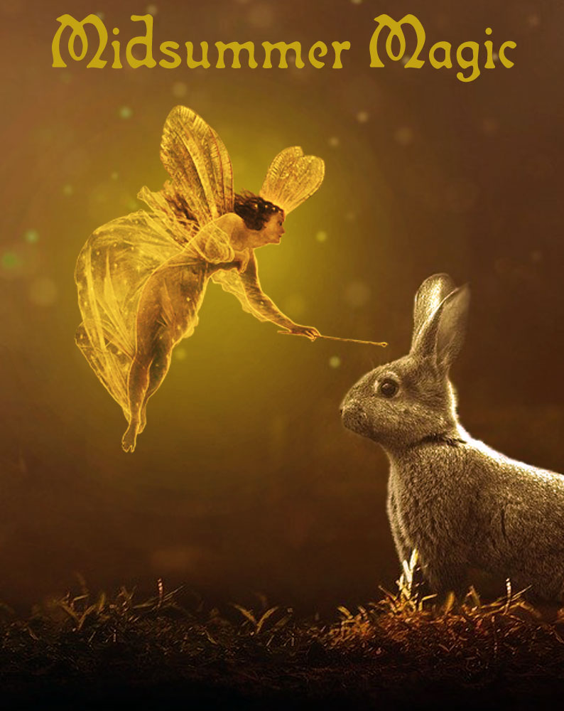 A fairy poster to help decorate for Midsummer celebrations