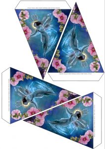 Sheet of beautiful summer fairy bunting to print for your child's party.