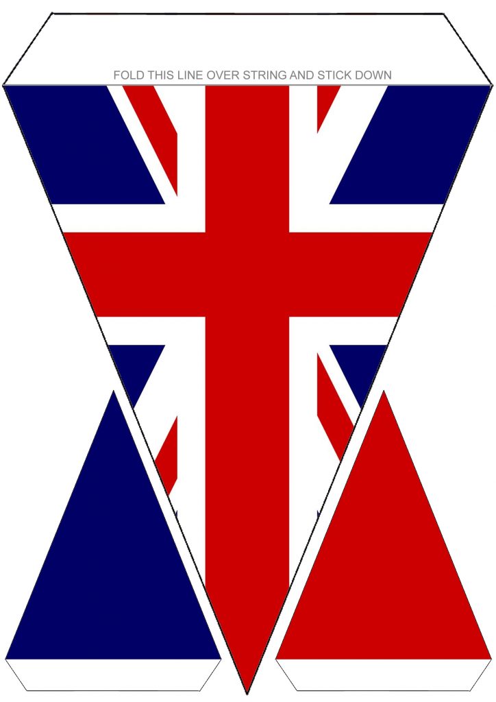 Union Jack UK Flag Bunting - Rooftop Post Printables
