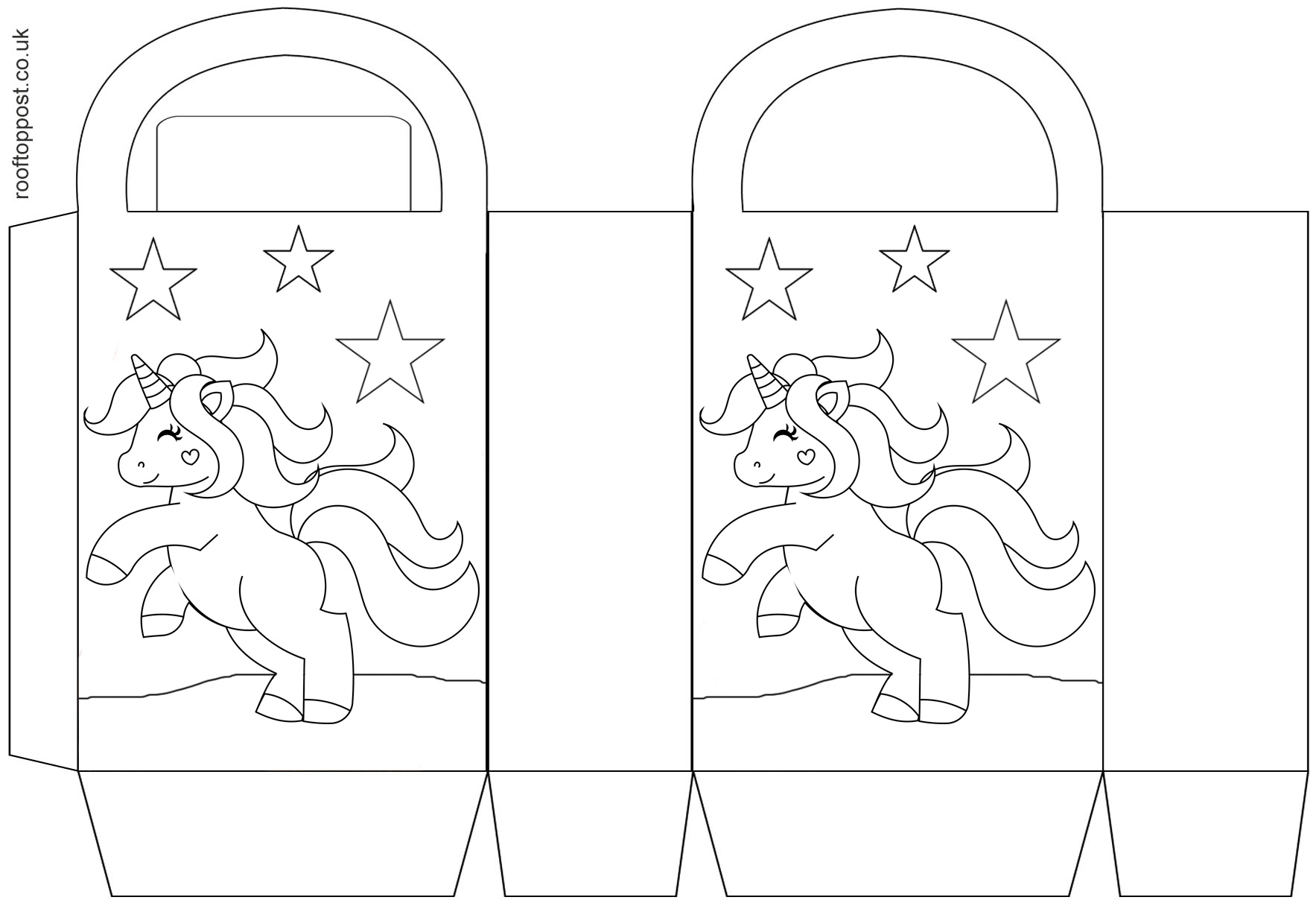 Gift Bag Unicorn Colouring Rooftop Post Printables Gift Bag Unicorn Colouring Rooftop Post Printables