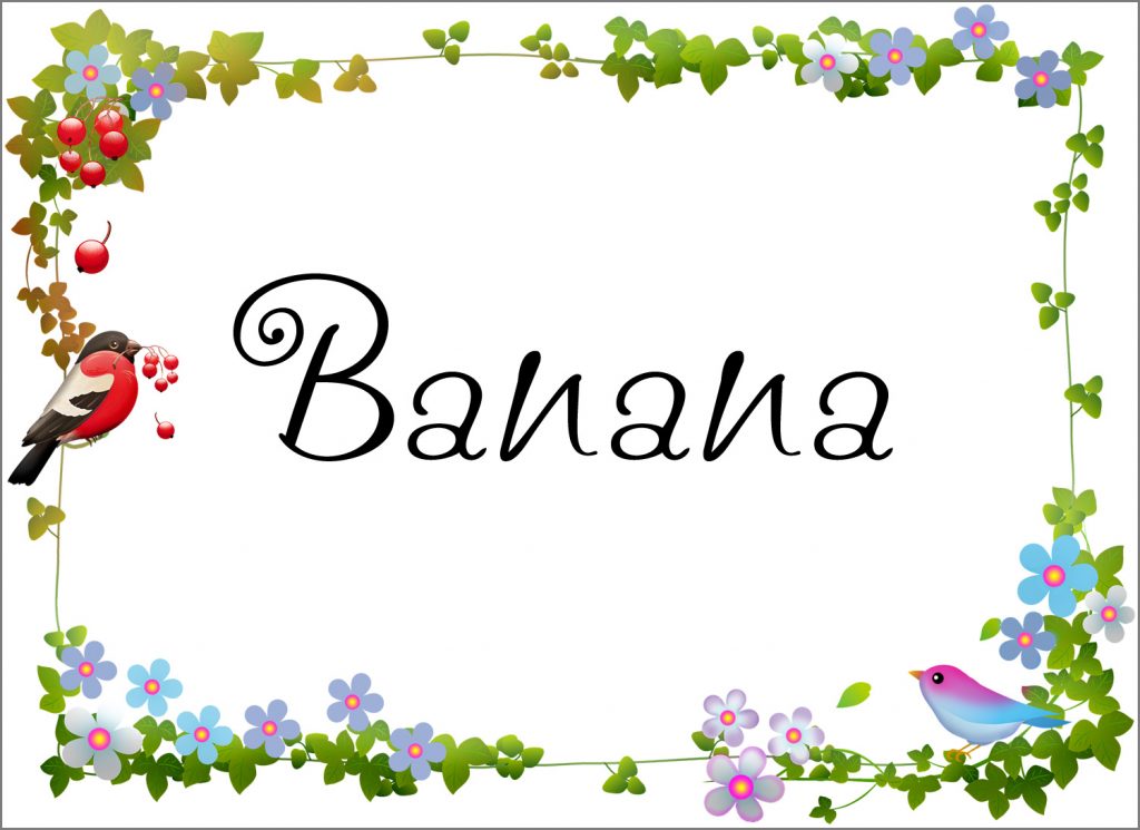 Banana Pantry Label - Rooftop Post Printables
