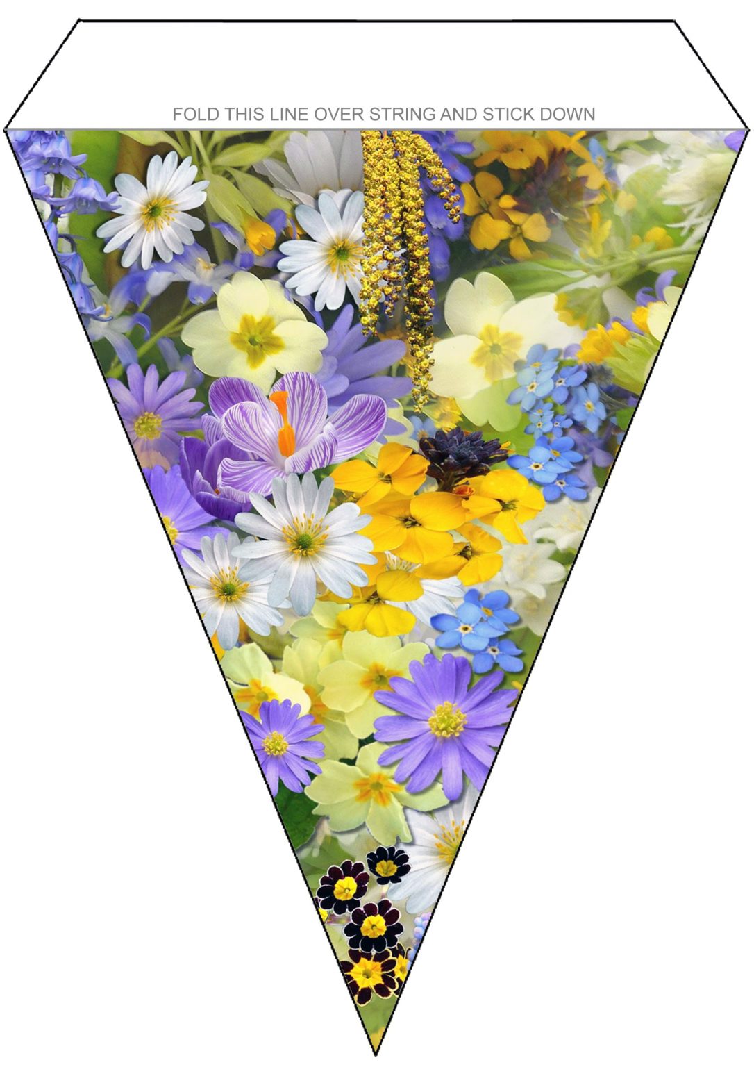 Floral Summer Bunting - Rooftop Post Printables