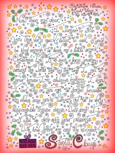 Free printable letter from Santa “Will you leave me a snack on Christmas Eve?”