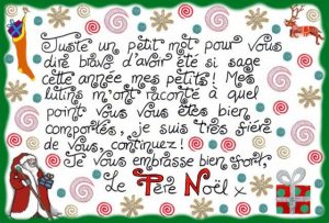 Lettre du Père Noël: Juste un petit mot pour vous dire bravo!